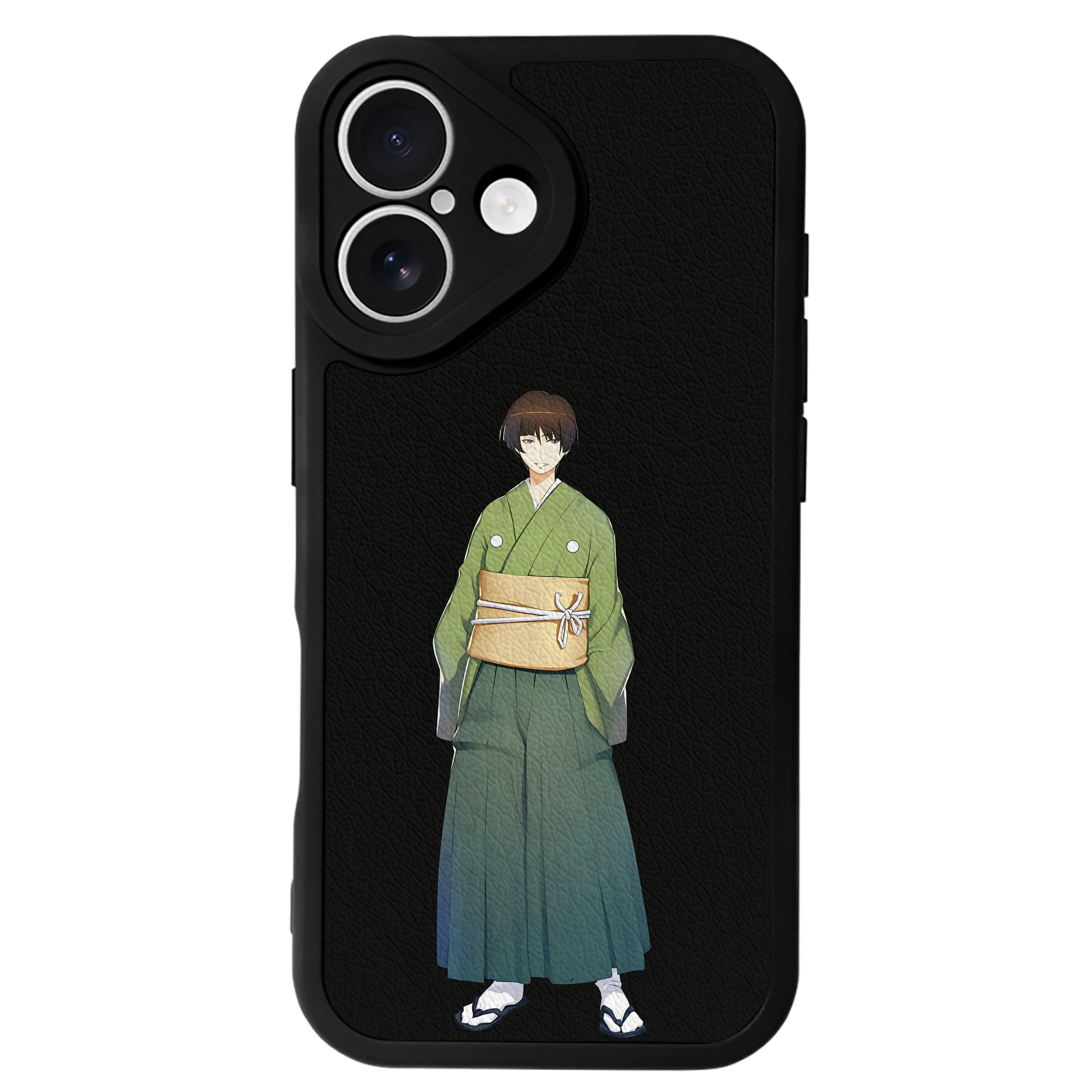 （画像用） 刀剣乱舞 Touken Ranbu 【iPhone 16シリーズ対応】シリコンスマホケース（レザー調） 材質：シリコン